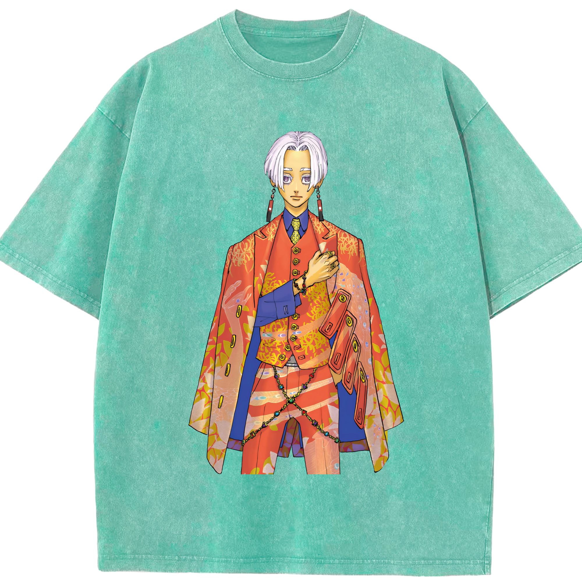 （画像用） 東京リベンジャーズ Tokyo Revengers 綿100% ヴィンテージ風 半袖Tシャツ（フロントプリント）
